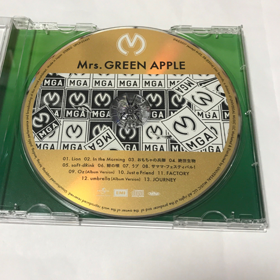 Mrs.GREEN APPLE 直筆サイン入りCD ミセスグリーンアップルの Mrs.GREEN APPLE 直筆サイン入りCD ミセスグリーンアップルの