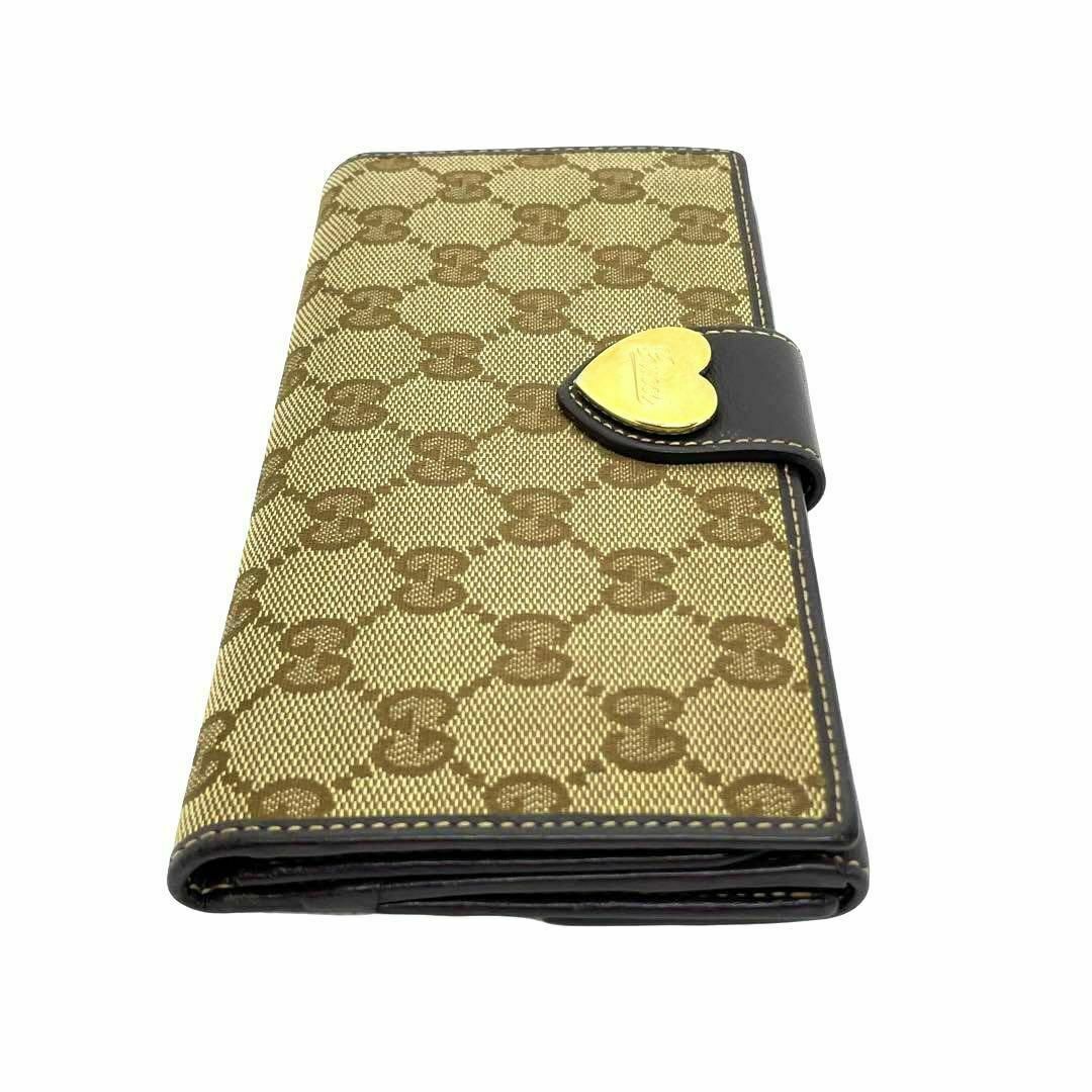GUCCI - 正規品 グッチ 長財布 二つ折り ラブリーハート GG GUCCI - 正規品 グッチ 長財布 二つ折り ラブリーハート GG