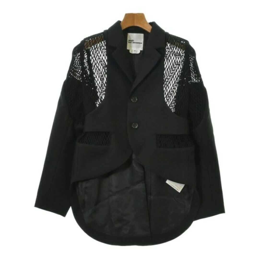 noir kei ninomiya カジュアルジャケット XS 黒 【古着】【中古 noir kei ninomiya カジュアルジャケット XS 黒 【古着】【中古