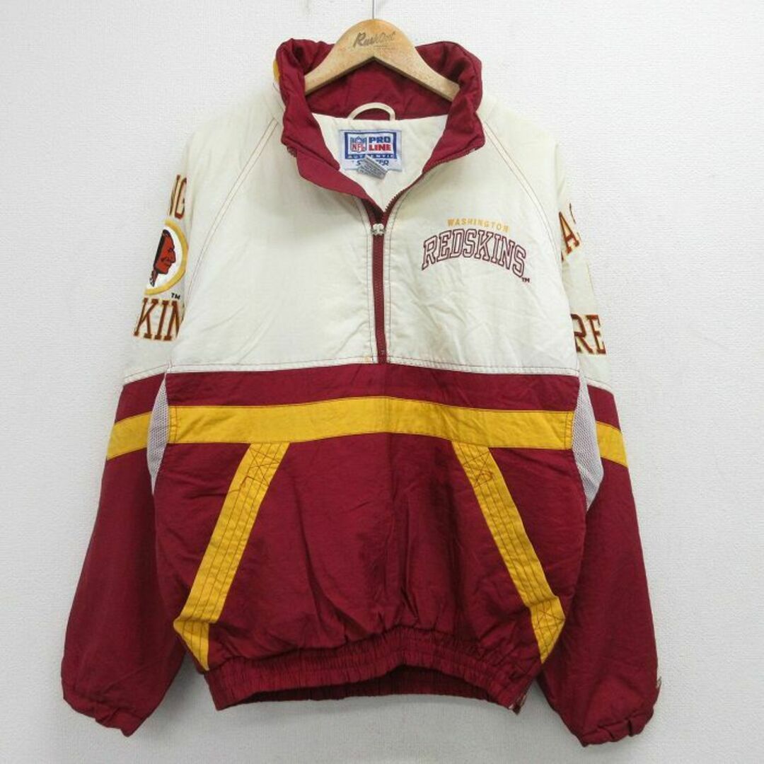 M☆古着 スターター STARTER 長袖 ハーフジップ ナイロン M☆古着 スターター STARTER 長袖 ハーフジップ ナイロン