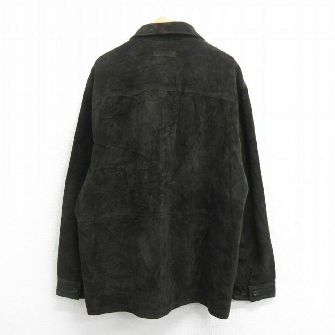 XL☆古着 ギャップ GAP 長袖 スエード レザー ジャケット メンズ