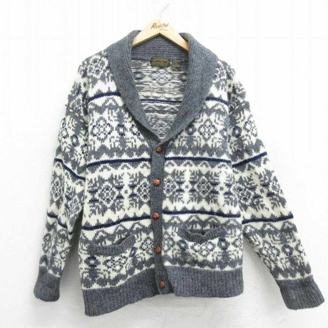Eddie Bauer - L☆古着 エディーバウアー 長袖 ニット Eddie Bauer - L☆古着 エディーバウアー 長袖 ニット
