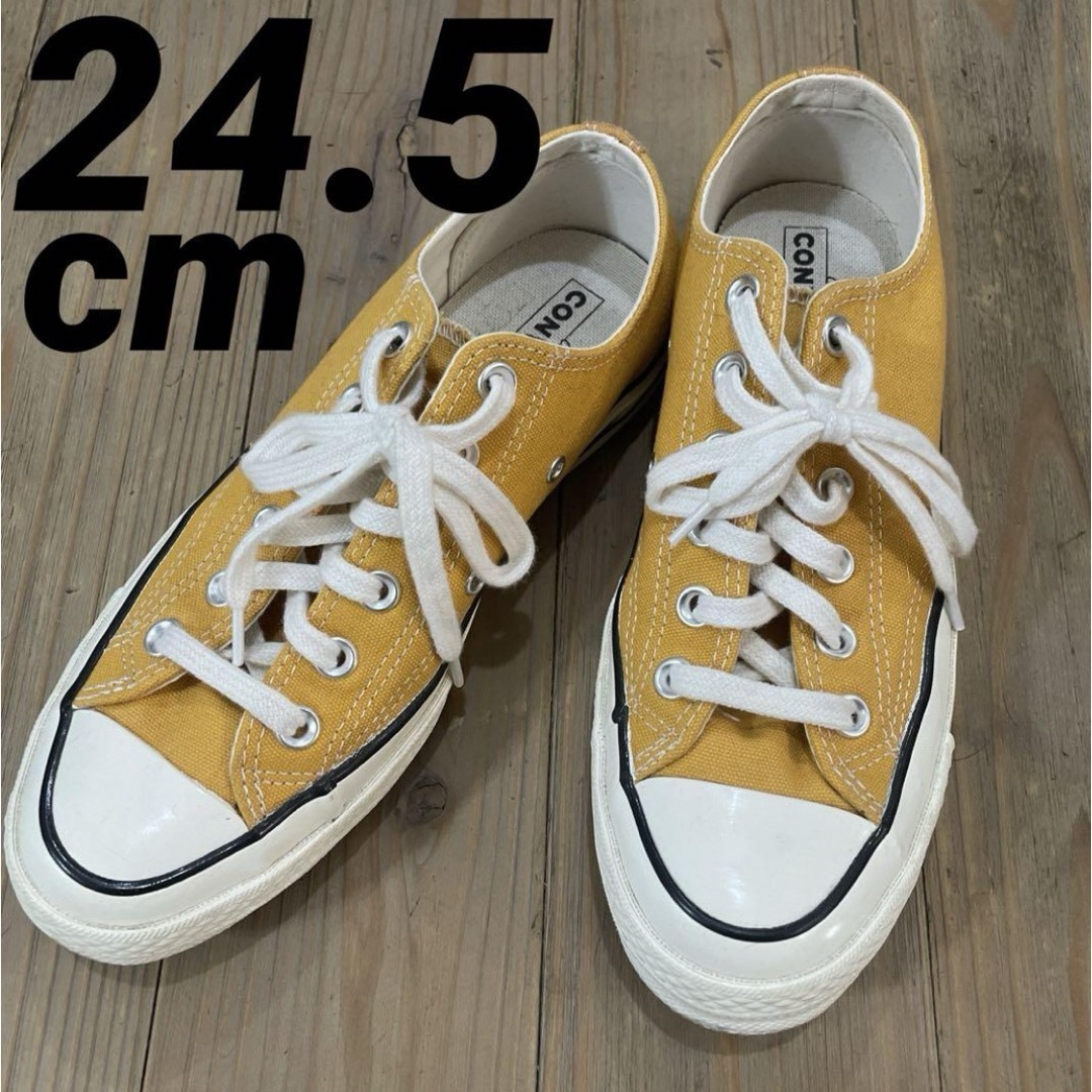 24.5cm】チャックテイラー 黄色 CT70 サンフラワー 黄色 24.5cm】チャックテイラー 黄色 CT70 サンフラワー 黄色