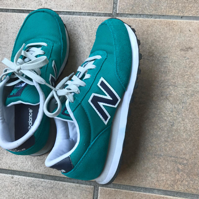 New Balance - new balance エメラルドグリーンの通販 by 古着