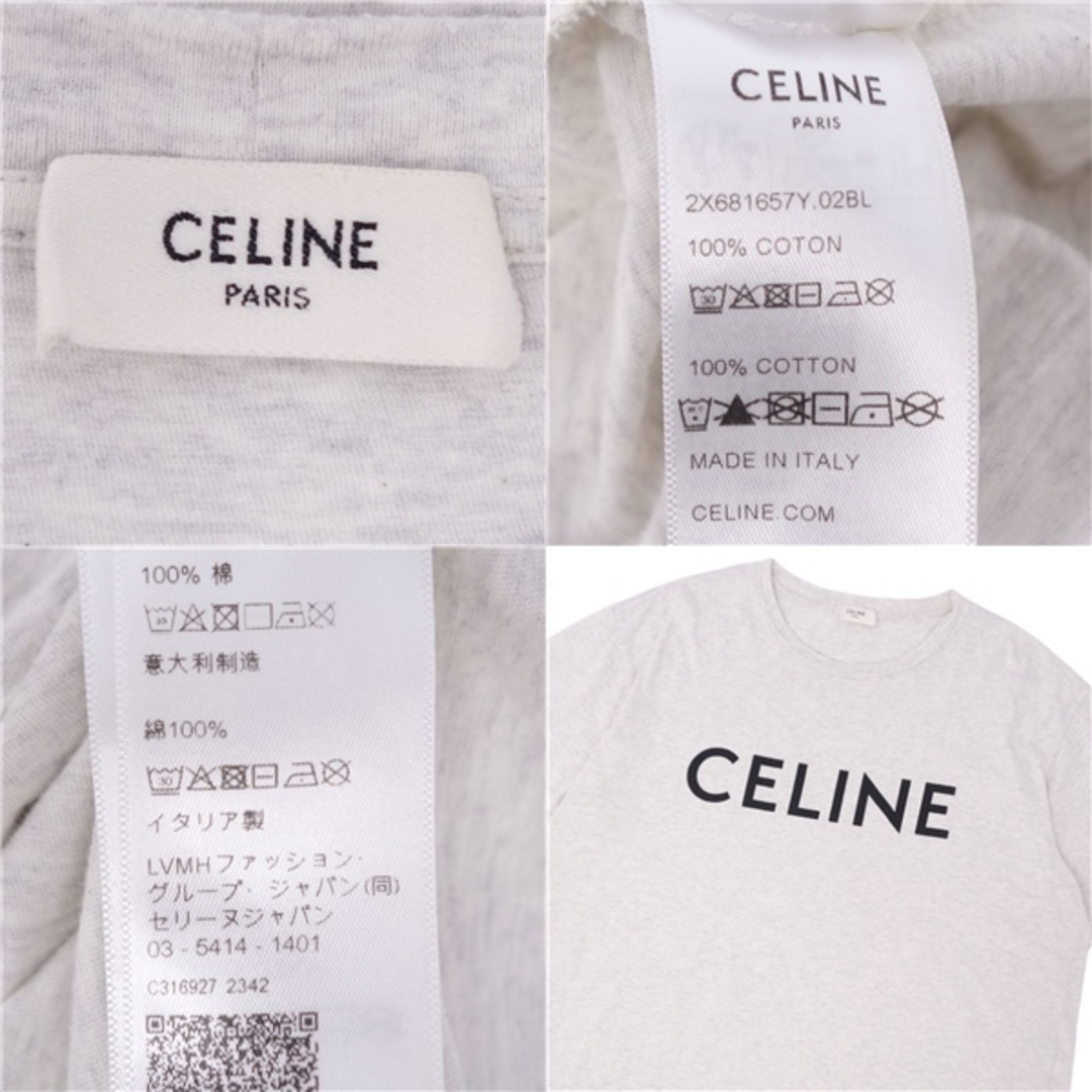 CELINE - 美品 セリーヌ CELINE Tシャツ カットソー 半袖 CELINE - 美品 セリーヌ CELINE Tシャツ カットソー 半袖