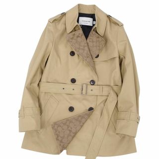 COACH - 極美品 コーチ COACH コート トレンチコート ショート丈 COACH - 極美品 コーチ COACH コート トレンチコート ショート丈
