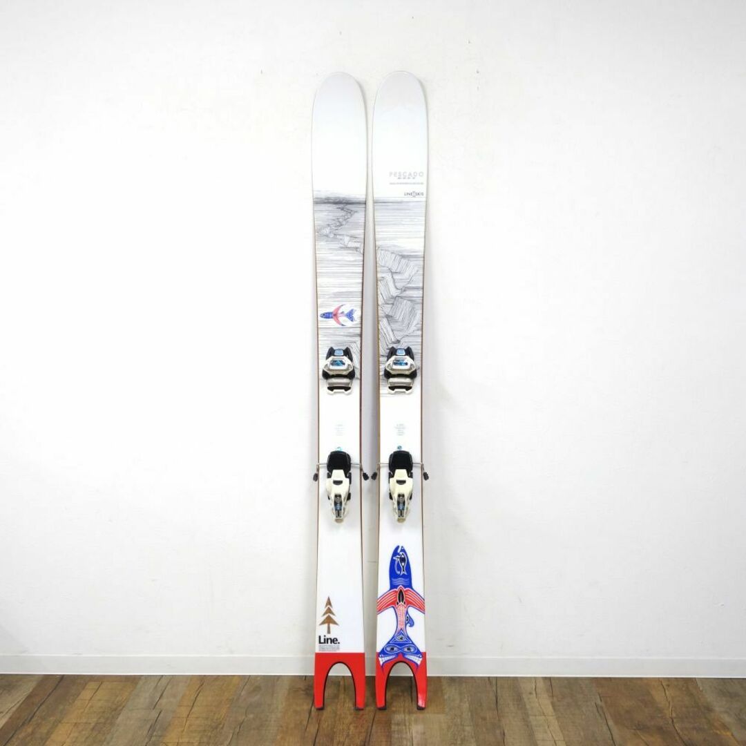 極美品 ライン LINE PESCADO 180cm 125mm ビンディング MARKER 極美品 ライン LINE PESCADO 180cm 125mm ビンディング MARKER