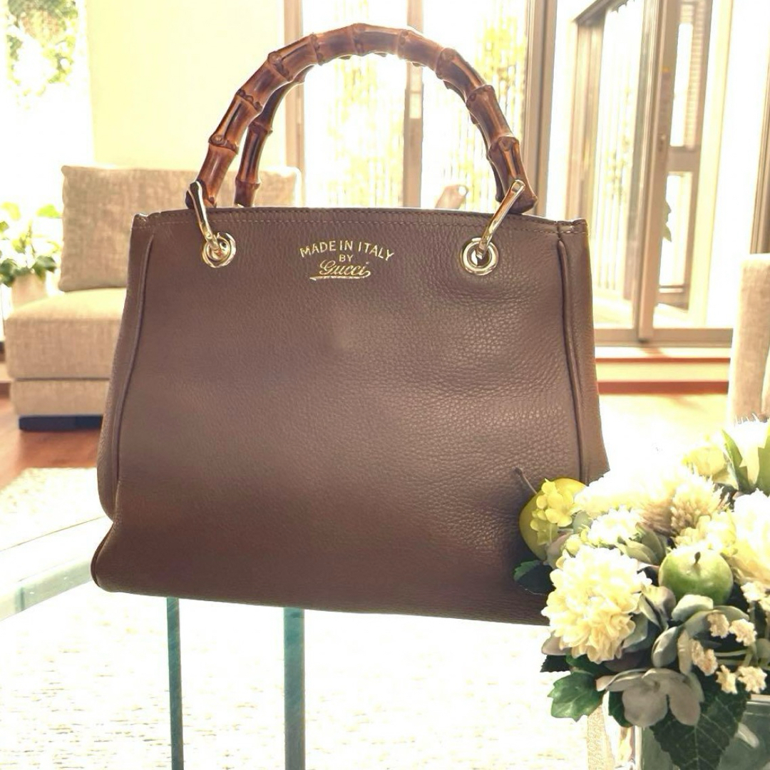 ☆GUCCIグッチ☆ バンブーショッパースモール ☆GUCCIグッチ☆ バンブーショッパースモール