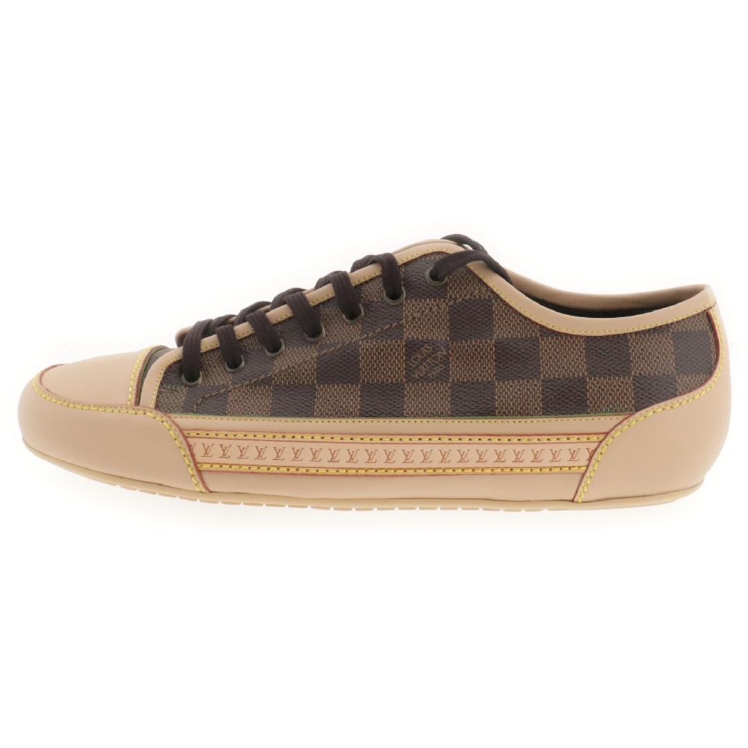 LOUIS VUITTON - LOUIS VUITTON ルイヴィトン ダミエ ローカットスニーカー ブラウン 8 BA1017