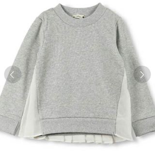 ブランシェス(Branshes)のBRANSHES  バックプリーツトレーナー 新品未使用 ブランシェス(Tシャツ/カットソー)