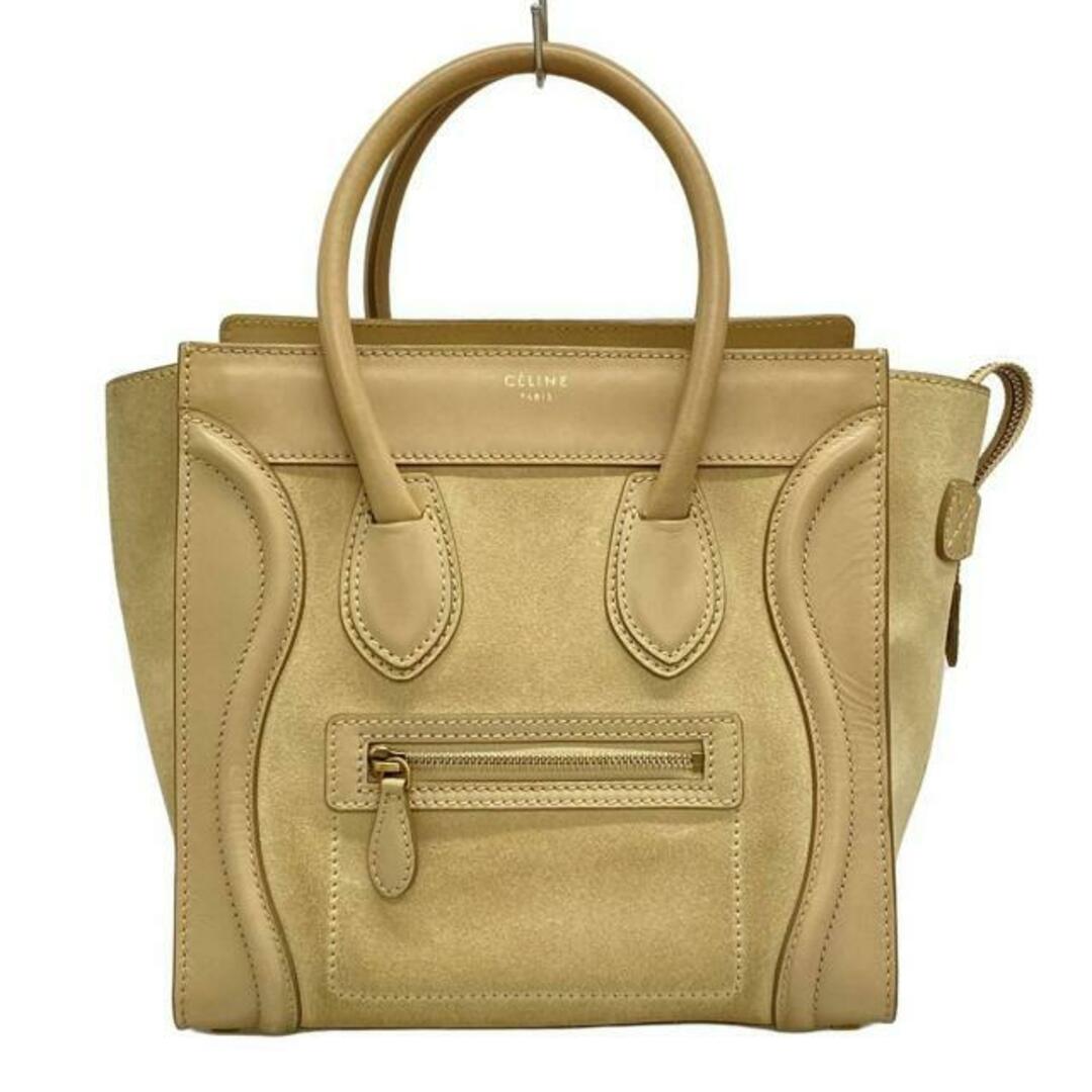 CELINE - CELINE(セリーヌ) ハンドバッグ ラゲージマイクロショッパー ベージュ レザー