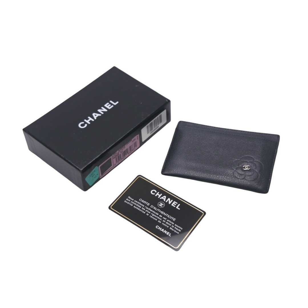 CHANEL - CHANEL シャネル ココマーク カメリア カードケース CHANEL - CHANEL シャネル ココマーク カメリア カードケース