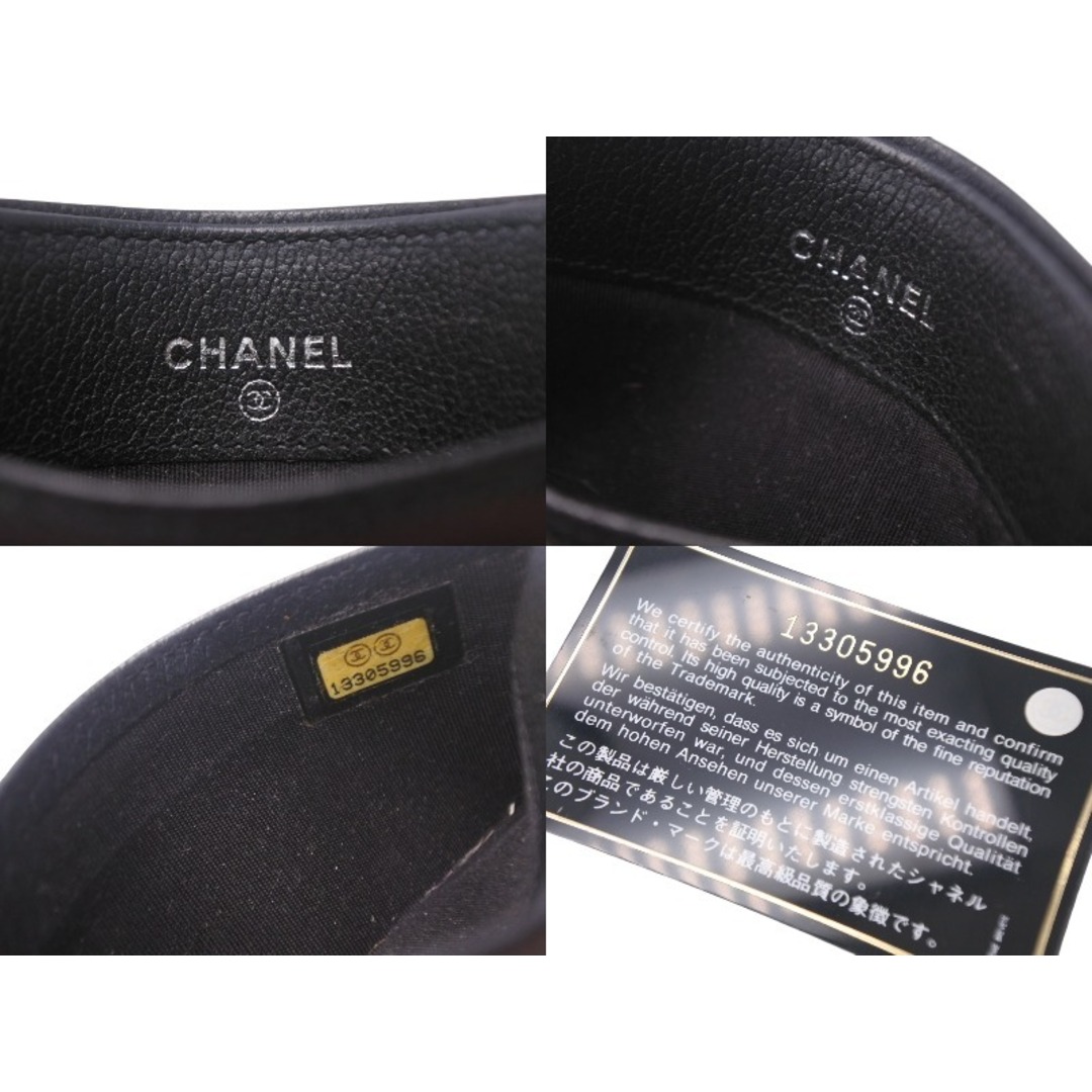 CHANEL - CHANEL シャネル ココマーク カメリア カードケース CHANEL - CHANEL シャネル ココマーク カメリア カードケース