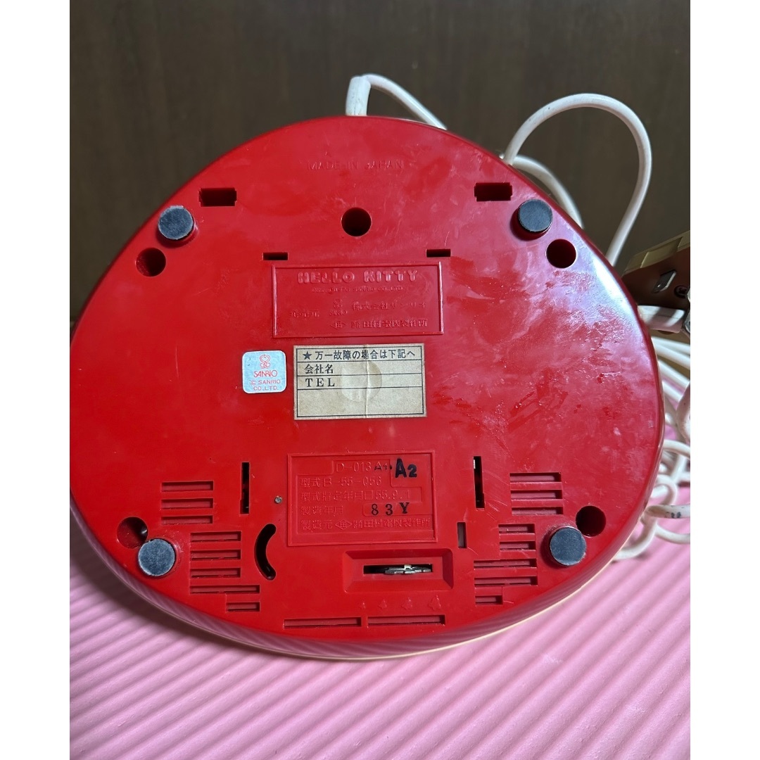 値下レアなキティちゃん ダイヤル式電話