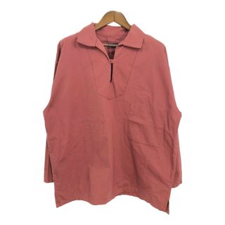 Armor-lux フィッシャーマン スモック ピンク (メンズ W36 6) 中古 古着 S1390(シャツ)
