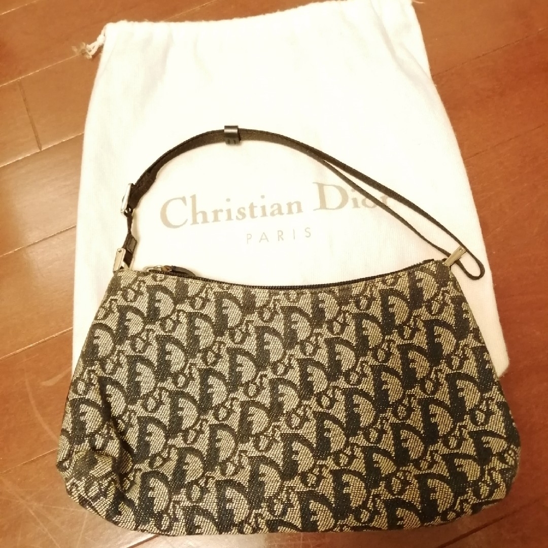 Christian Dior トロッター 【ネイビー】アクセサリーポーチ Christian Dior トロッター 【ネイビー】アクセサリーポーチ