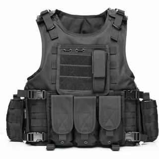 ❣️サバゲー❣️アウトドアタクティカルベスト調整可能S-XXL 大人 ミリタリー(戦闘服)