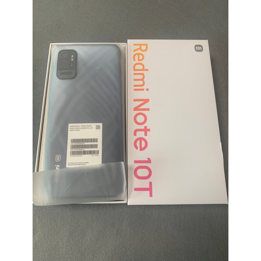 新品未使用 SoftbankよりSIMフリー済みredmi note 10T 新品未使用 SoftbankよりSIMフリー済みredmi note 10T