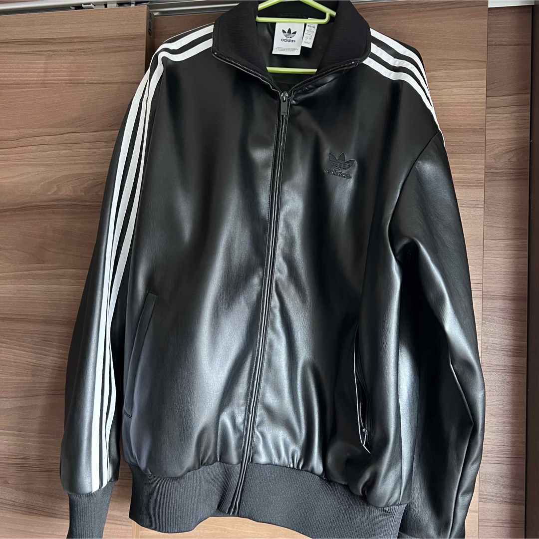 adidas レザージャケット フェイク トラックジャケット XL 弾か adidas レザージャケット フェイク トラックジャケット XL 弾か