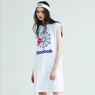 カスタネ(Kastane)のReebok×Kastane天竺ワンピース(ひざ丈ワンピース)