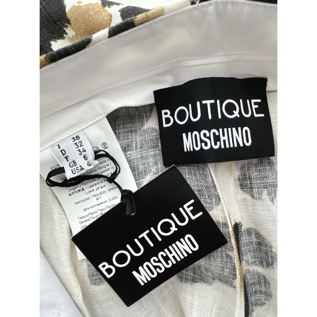 即納！最大半額！ 新品】BOUTIQUEMOSCHINO パンツ リネン モスキーノ パンツ