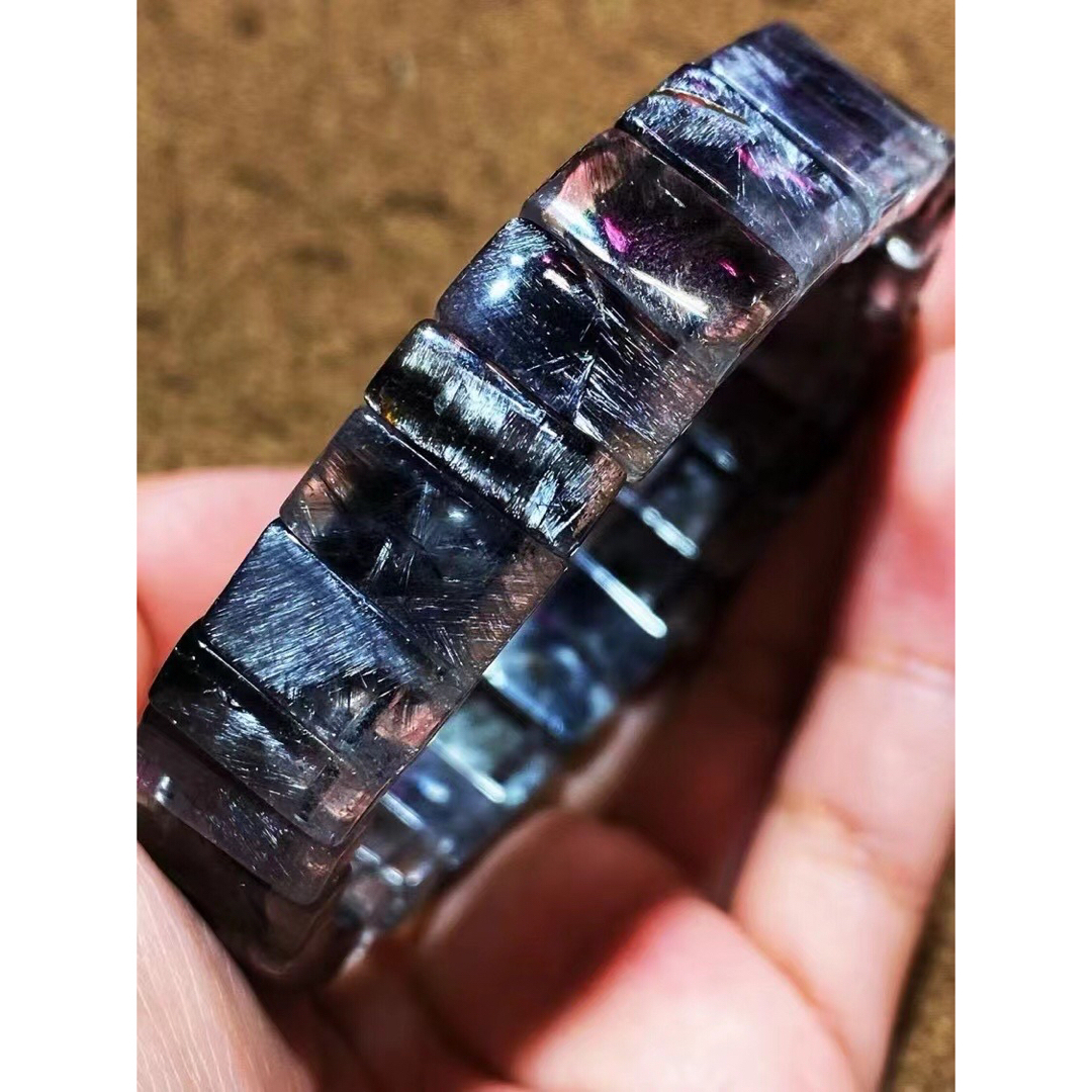 ⭐︎【高級】プラチナタイチンルチルクォーツ ブレスレット ⭐︎【高級】プラチナタイチンルチルクォーツ ブレスレット