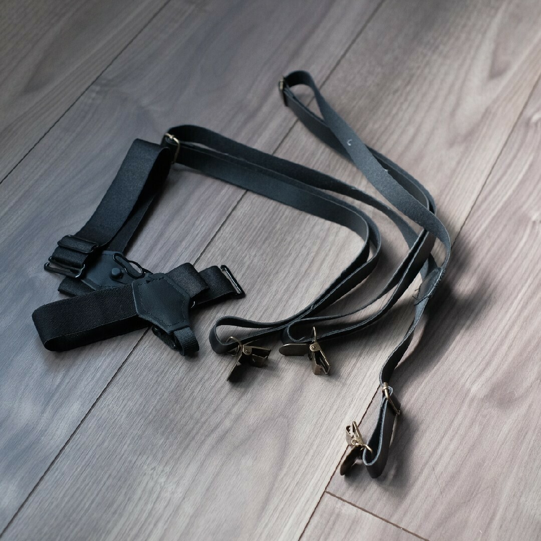 サスペンダー&靴下留め 少年装セット レディースのファッション小物(サスペンダー)の商品写真