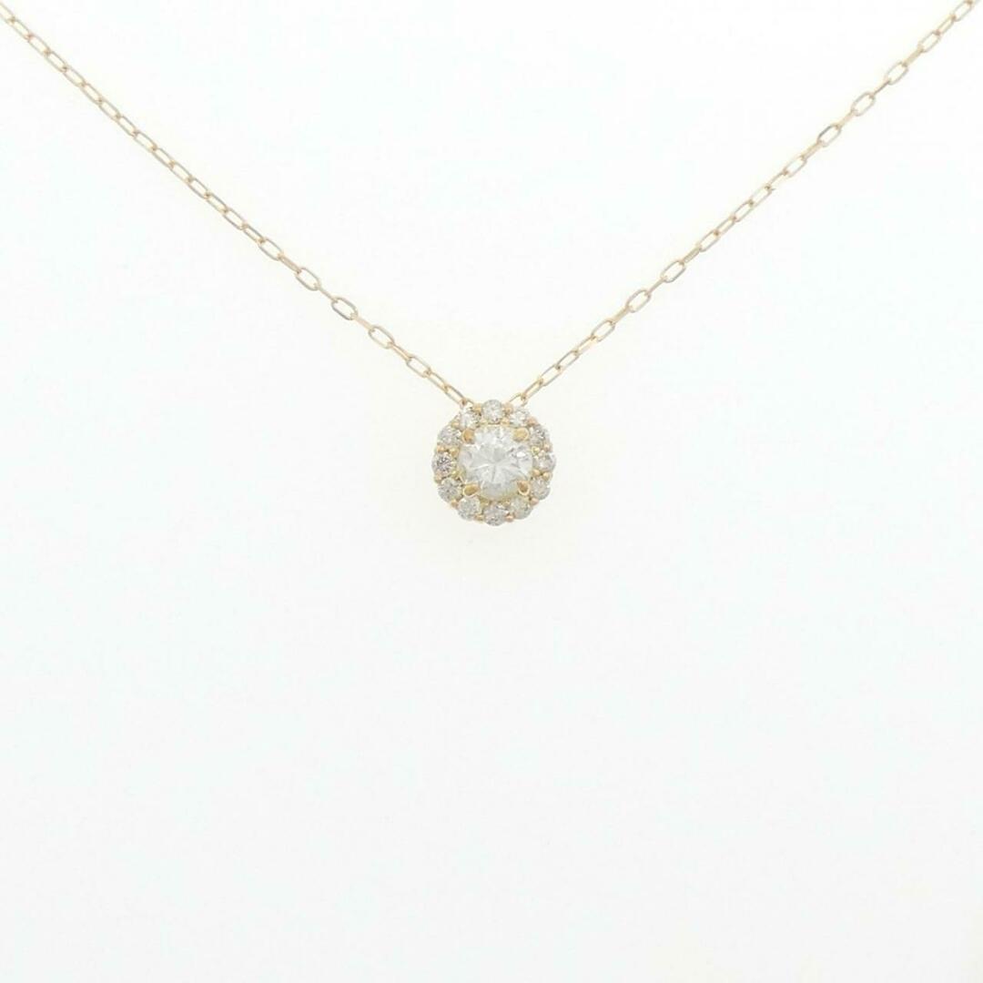 【新品】K18YG ダイヤモンド ネックレス 0.200CT