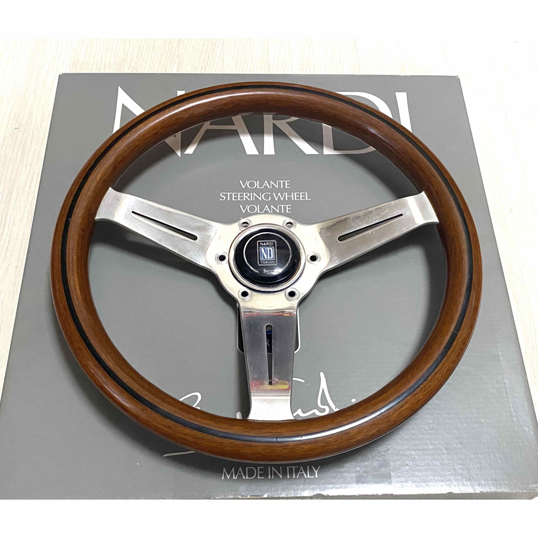 大幅値下げ】ナルディ（NARDI） クラシック レザーステアリング