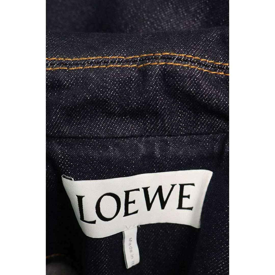 LOEWE - ロエベ S359330XCQ トラペーズデニムピーコート LOEWE - ロエベ S359330XCQ トラペーズデニムピーコート