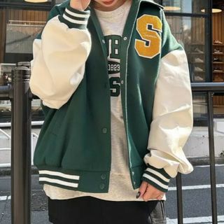 スタジャン (グリーン・カーキ/緑色系)のフリマアイテム一覧 スタジャン (グリーン・カーキ/緑色系)のフリマアイテム一覧