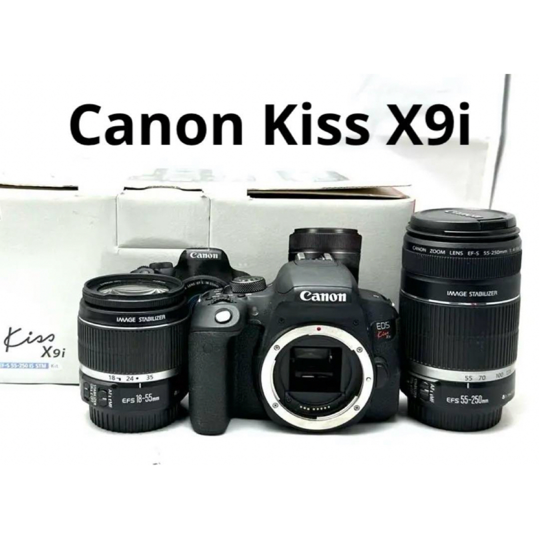 一眼レフカメラ/Canon EOS Kiss X9iダブルレンズセット|テレビ 一眼レフカメラ/Canon EOS Kiss X9iダブルレンズセット|テレビ