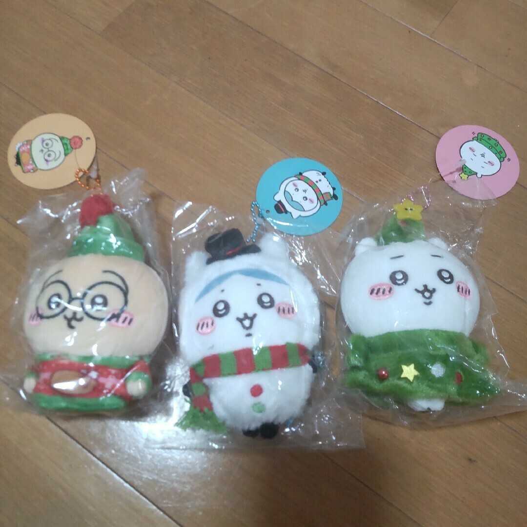 ちいかわ ハッピーホリデー マスコット 3体セット ちいかわ ハッピーホリデー マスコット 3体セット