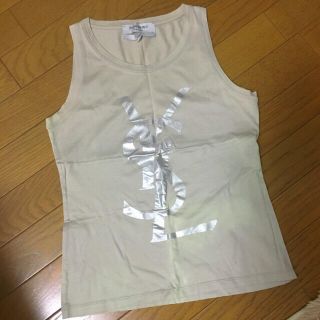 サンローラン(Saint Laurent)の再値下げ タンクトップ ノースリーブ イヴ サンローラン 中古 レディース(タンクトップ)