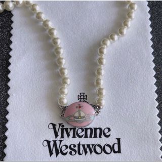 ヴィヴィアンウエストウッド(Vivienne Westwood)のヴィヴィアンウエストウッド　エナメルパールネックレス(ネックレス)