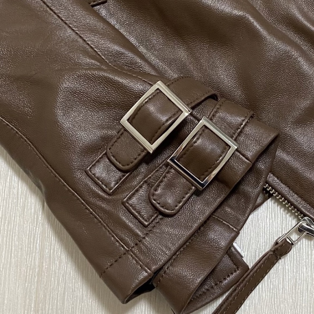 moussy - ꧁༺ 未使用 MOUSSY シープスキン リアルレザー moussy - ꧁༺ 未使用 MOUSSY シープスキン リアルレザー