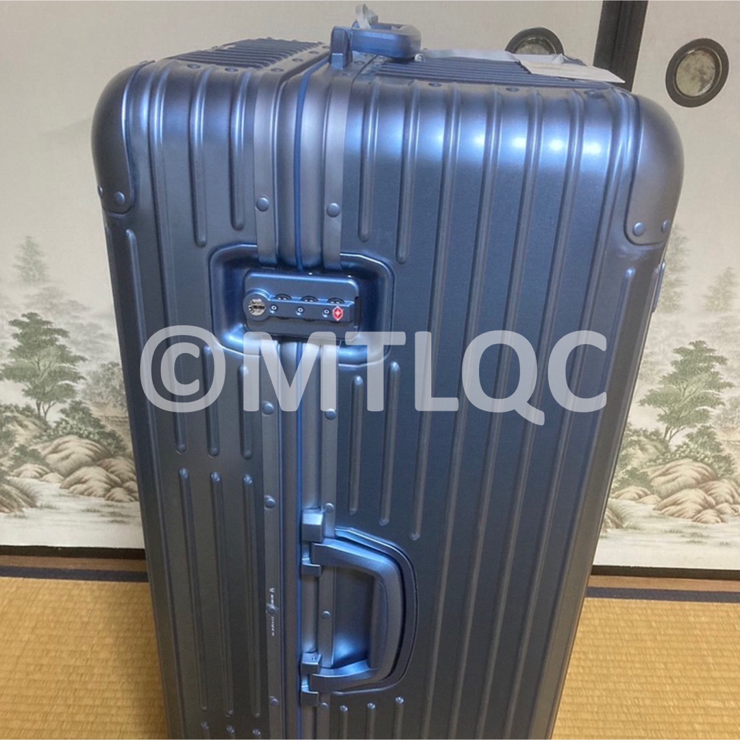 RIMOWA - RIMOWA リモワ ORIGINAL Trunk Plus ブルー 105Lの通販 RIMOWA - RIMOWA リモワ ORIGINAL Trunk Plus ブルー 105Lの通販