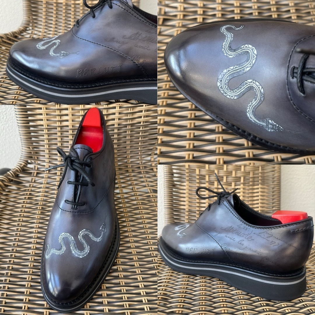 BERLUTI - 特注70万 ベルルッティ アレッシオ レザー シューズ BERLUTI - 特注70万 ベルルッティ アレッシオ レザー シューズ