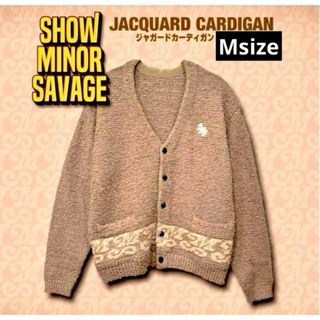 ShowMinorSavage ジャガードカーディガンBMSGの通販 by さくさく ShowMinorSavage ジャガードカーディガンBMSGの通販 by さくさく