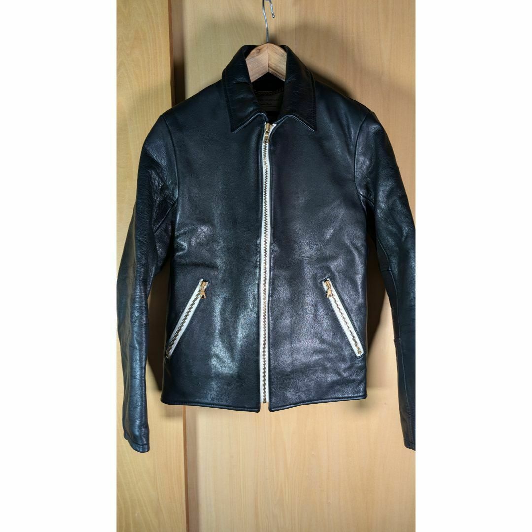 美品 MIGUEL BLANCAS セミ オーダー カーフ レザー ライダース