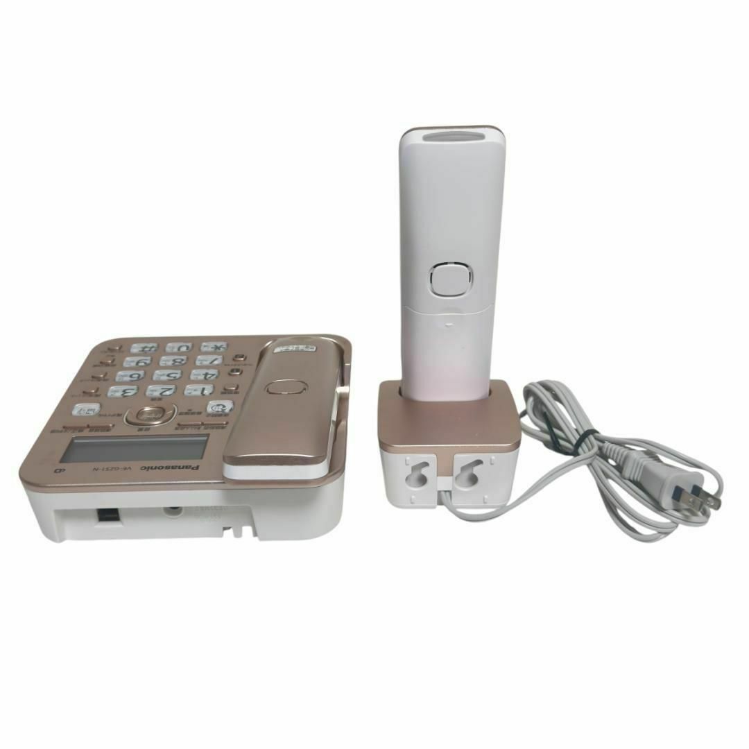 美品 Panasonicコードレス電話機VE-GZ51-N 子機付き 美品 Panasonicコードレス電話機VE-GZ51-N 子機付き