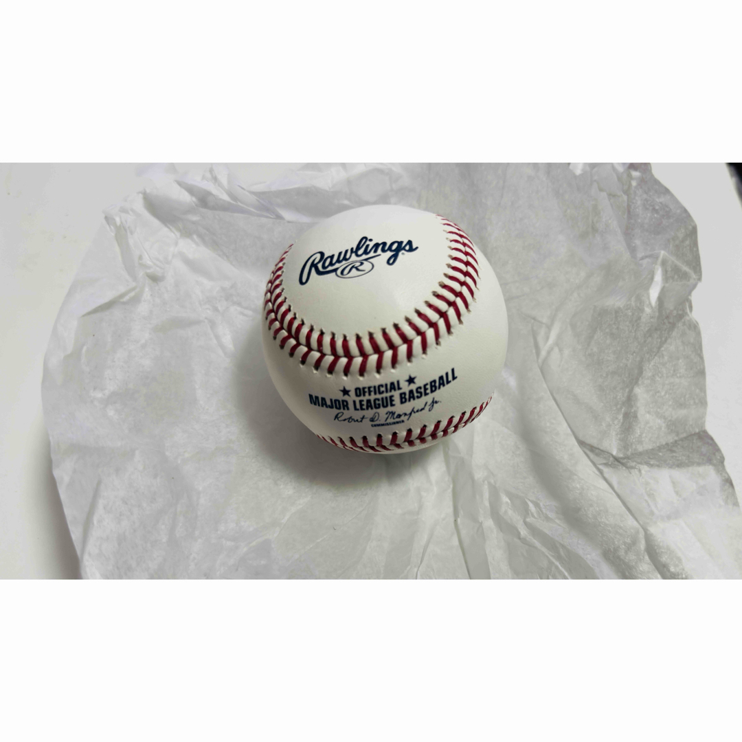 大谷翔平47号ホームランボール スポーツ/アウトドアの野球(記念品/関連グッズ)の商品写真