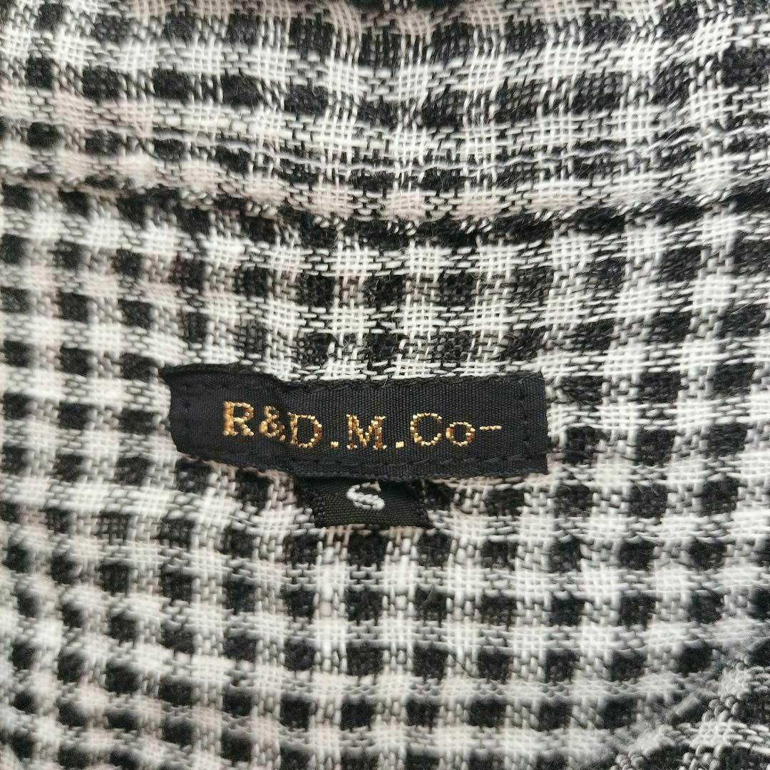 R&D.M.Co オールドマンズテーラーリネンシャツ S ギンガムチェック R&D.M.Co オールドマンズテーラーリネンシャツ S ギンガムチェック