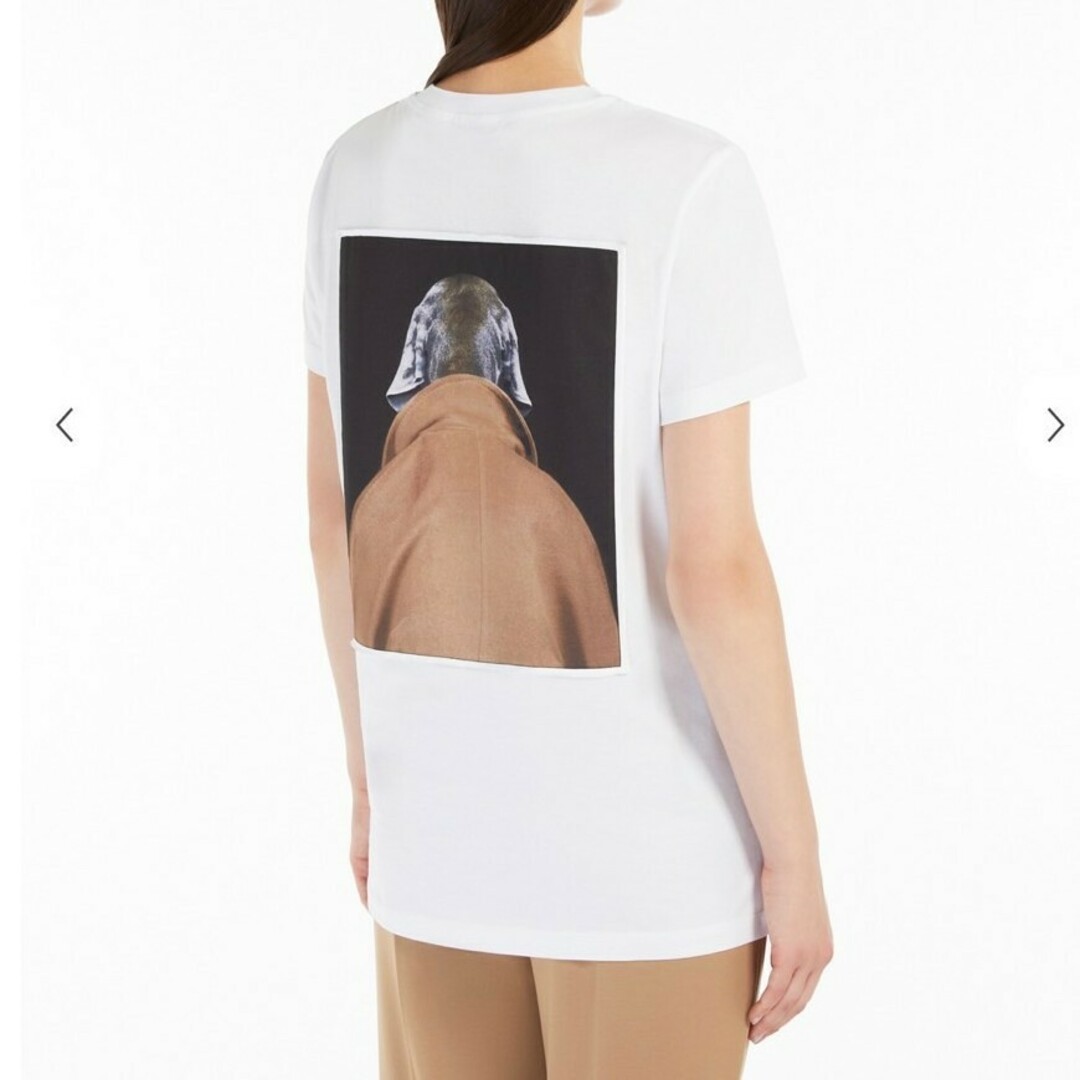 Max Mara - Max Mara cipria コットンTシャツ 新品タグ付きの Max Mara - Max Mara cipria コットンTシャツ 新品タグ付きの
