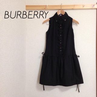 バーバリー(BURBERRY)の着画あり＊ 試着のみ美品＊ BURBERRY ワンピ(ミニワンピース)