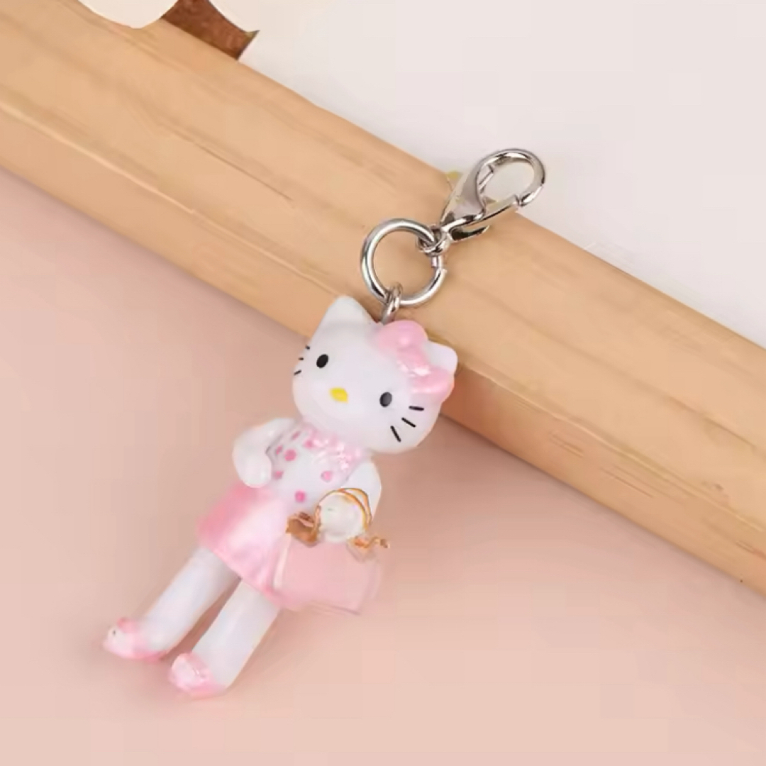 ハローキティ - 新品 足長 うさ耳 キティちゃん キーホルダー ハローキティ - 新品 足長 うさ耳 キティちゃん キーホルダー