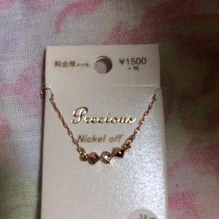 ピンクゴールド♡スタッズ♡ネックレス(ネックレス)
