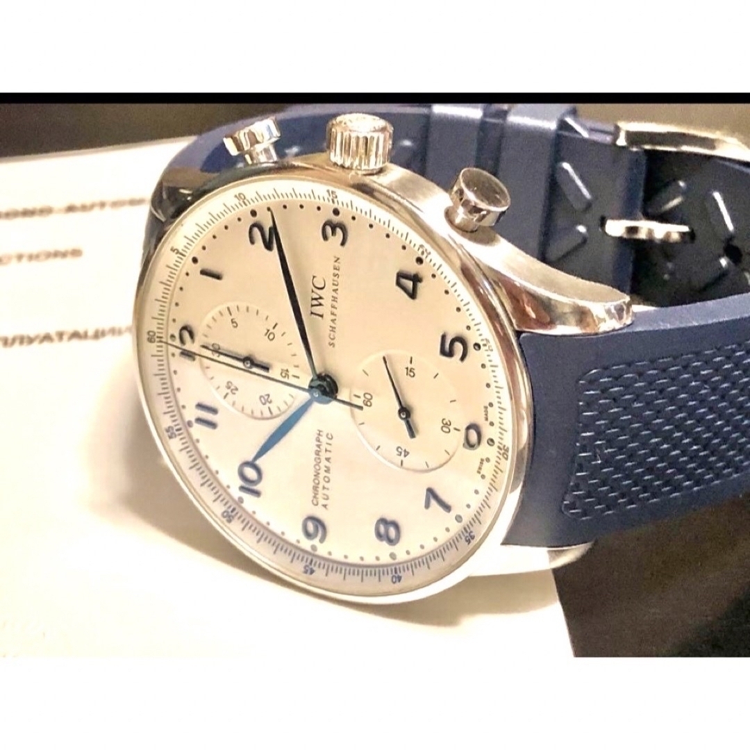 IWC - IWC ポルトギーゼ 純正ラバーベルトの通販 by ジカタマゴ IWC - IWC ポルトギーゼ 純正ラバーベルトの通販 by ジカタマゴ