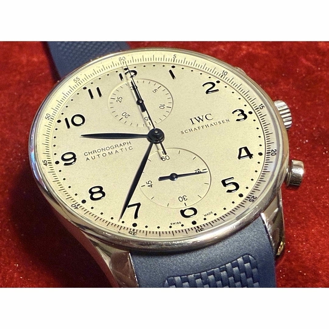 IWC - IWC ポルトギーゼ 純正ラバーベルトの通販 by ジカタマゴ IWC - IWC ポルトギーゼ 純正ラバーベルトの通販 by ジカタマゴ