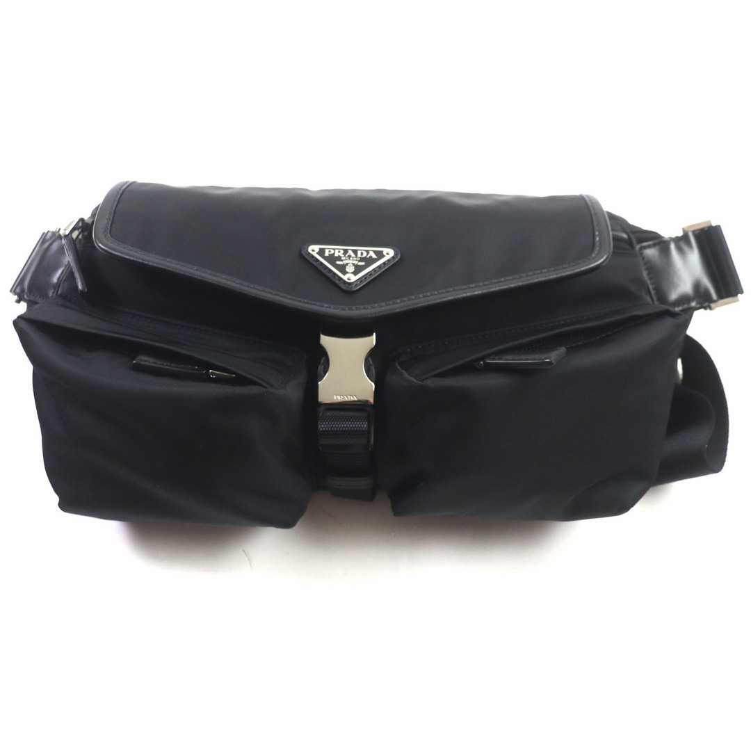 PRADA - 極美品▽PRADA プラダ 2VH174 トライアングルロゴ Re PRADA - 極美品▽PRADA プラダ 2VH174 トライアングルロゴ Re